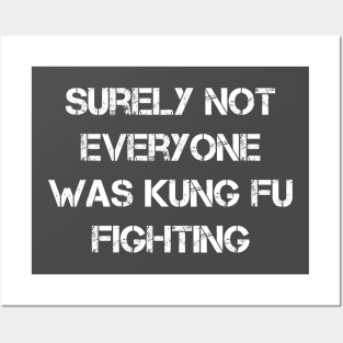 Surely Not Everyone Was Kung Fu Fighting Posters and Art